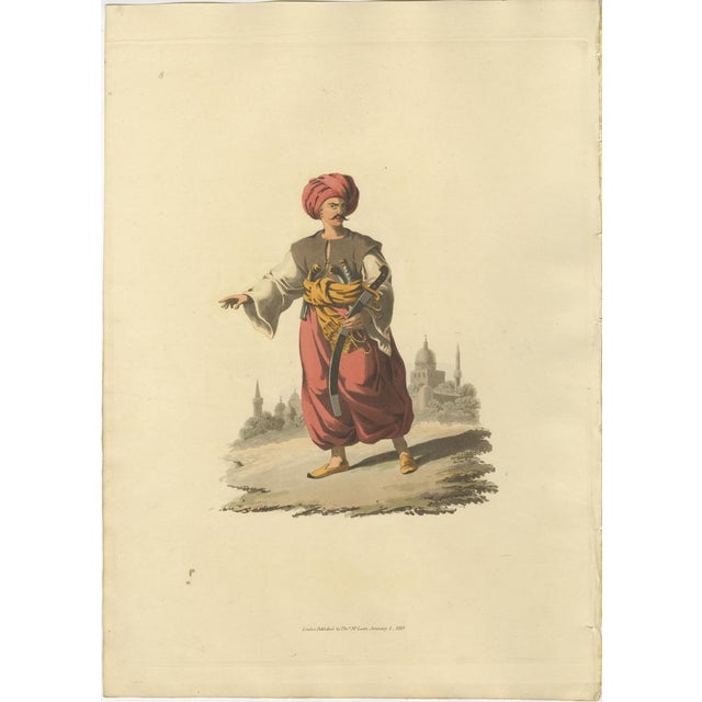 This print is from 'The Military Costume of Turkey. Illustrated by A Series of Engravings. from Drawings made on the Spot....