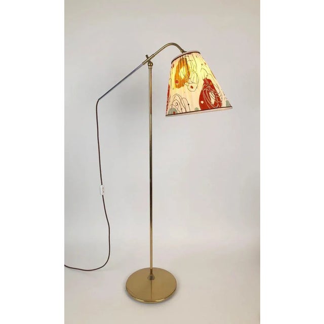 Mid-Century Modern Brass Floor Lamp from Rupert Nikoll, Austria, 1950s For Sale - Image 8 of 17