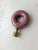 Vintage Glass & Brass Lamp Shade Finial Lampshade Topper For Sale - Image 4 of 4
