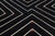 Modern Geometric Kilim Wool Rug With Architectural Line Art & Crimson Accents For Sale - Image 9 of 12