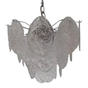 Venini Style Murano Glass Italian "Nuvoletta" Sputnik Chandelier