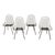 Metal Set of Four Mid Century Modern Eames DKX Black Powder-Coated Wire Chairs, 1954 For Sale - Image 7 of 18