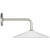 Ponce 9" Sconce in Polished Nickel with Milk White Glass Shade Designer: Amber Lewis Finish: Polished Nickel Height: 8.5"...