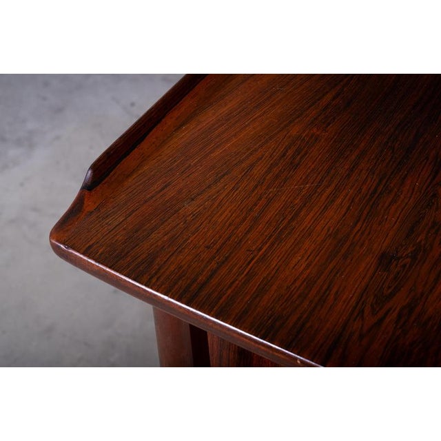 Vintage Rosewood Desk by Svend Åge Madsen for H.P. Hansen, 1960s For Sale - Image 17 of 18