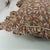 Fabdivine Elegant Block Printed Frill Cushion 14x20 Inch Pure Linen- Himachal For Sale - Image 4 of 5
