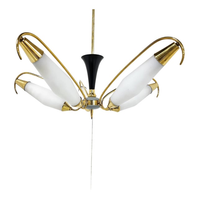 Mid-Century Italian Chandelier, 1960s For Sale