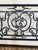 Forged Iron Canopy Queen Four Poster Bed With Scrollwork and Brass Finials For Sale - Image 10 of 10
