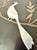 Wood Vintage Chinoiserie Lacquer Panel Featuring a Decorative Metal Inlay of a Crested Bird Perched on a Pomegranate Branch For Sale - Image 7 of 12