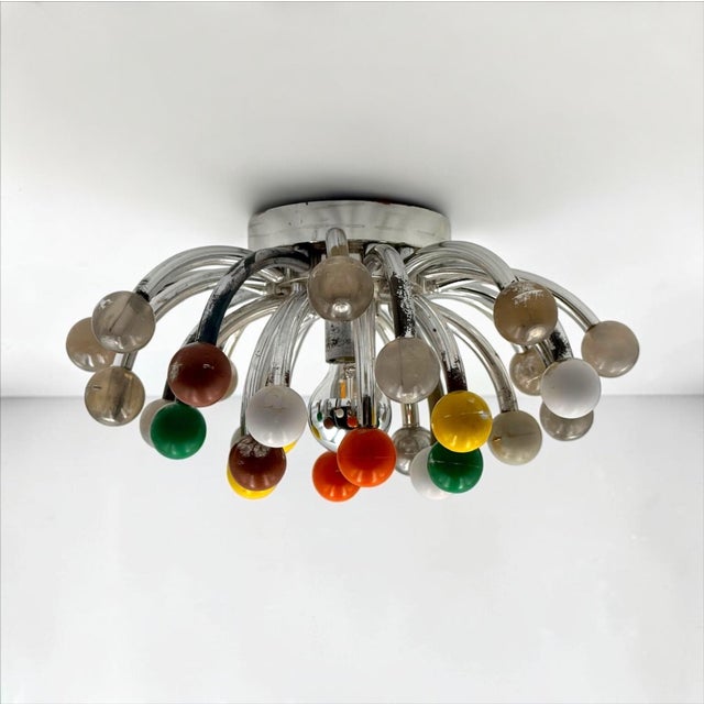 Pistillino Wall Lamp by Studio Tetrarch for Valenti, Italy, 1970s For Sale - Image 3 of 15
