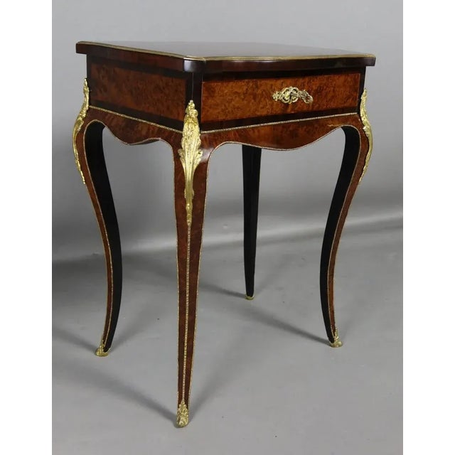 Vintage Brown Wood Table For Sale - Image 10 of 11