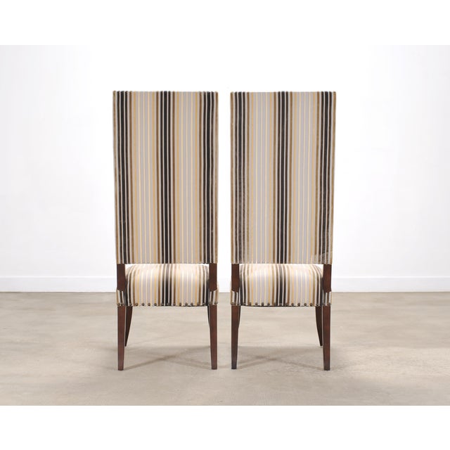 Set of 12 Ferrell+Mittman Art Deco High-Back Dining Chairs For Sale - Image 10 of 18