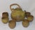 Wood Vintage McMillin Chartreuse Studio Pottery Tea Set Hand Made Hand Thrown Pottery- 8 Pieces For Sale - Image 7 of 13