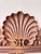 Elevate your space with this stunning Hollywood Regency wall mirror, featuring an exquisitely carved, oversized scalloped...