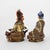 Two Bronze Buddhas: Medicine Buddha & Aparmita Buddha of Infinite Life C1920 For Sale - Image 6 of 9