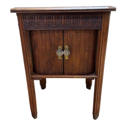 Bedside Table in Oak For Sale