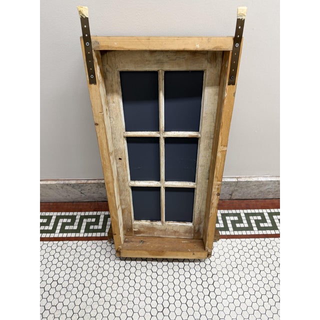 Add authentic architectural history to your space with this stunning 6-pane window mirror, expertly repurposed from a...