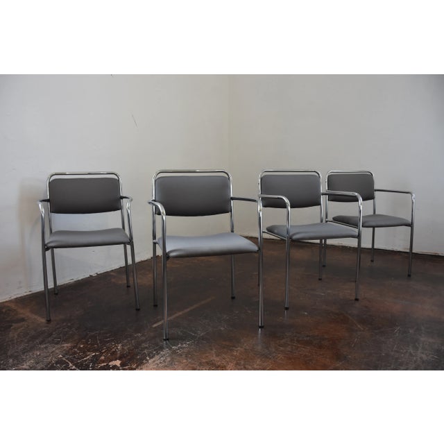 Vintage Armchairs, GDR, Set of 4 For Sale - Image 10 of 10
