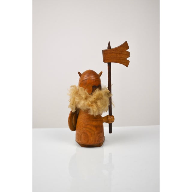 Vintage Danish Teak Viking Figures by Kay Bojesen, 1960s, Set of 3 For Sale - Image 10 of 15