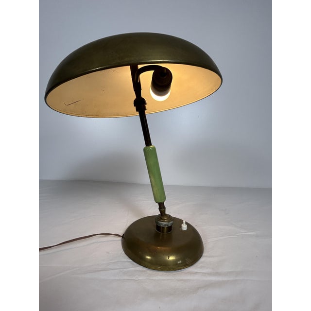 Metal Table Lamp by Giovanni Michelucci, 1950s For Sale - Image 7 of 9