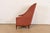 John Widdicomb Modern Art Deco Cherry Wood High Back Upholstered Tub Chair or Slipper Chair For Sale - Image 14 of 16