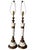 Art Deco Vintage Hollywood Regency Marble and Brass Table Lamps - a Pair For Sale - Image 3 of 7