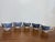 Vintage 9-piece Liberty Blue “Historic Colonial Scenes” Betsy Ross tea set made in England. Includes teacups, creamers,...