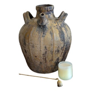 Large 18th c. French Walnut Jug For Sale