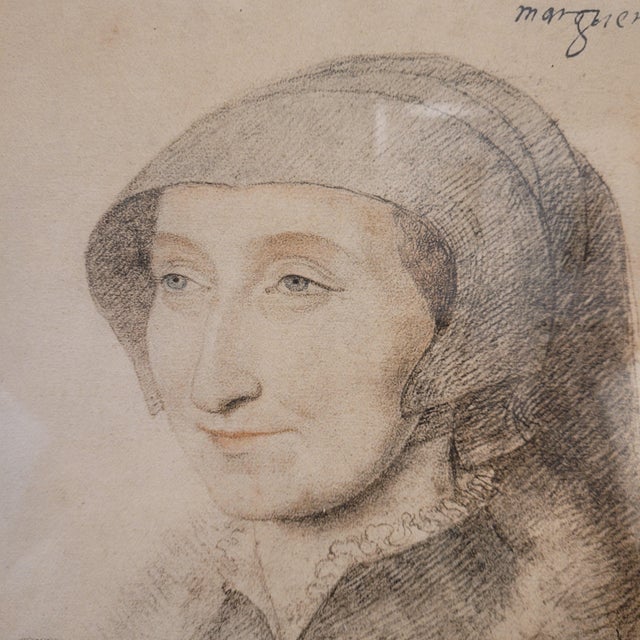 Jean Clouet, La Feü Reine de Navarre Marguerite, 20th Century, LIthograph For Sale - Image 7 of 18