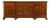 19th Century English Oak Buffet with Five Drawers and Two Doors For Sale