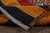 Textile Antique Kurdish Rug Gold Red Striped Geometric Pattern For Sale - Image 7 of 8