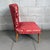Vintage Upholstered Fabric Wood Chauffeuse Bedroom Armchair from Artigianato Italiano, 1950s For Sale - Image 3 of 12