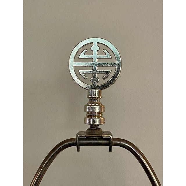 Wood Vintage Asian Ginger Jar Lamp With Crackle Finish and Bird Motif For Sale - Image 7 of 8