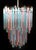 Murano Chandeliers with Multicolored Glasses, 1980, Set of 2 For Sale - Image 4 of 17