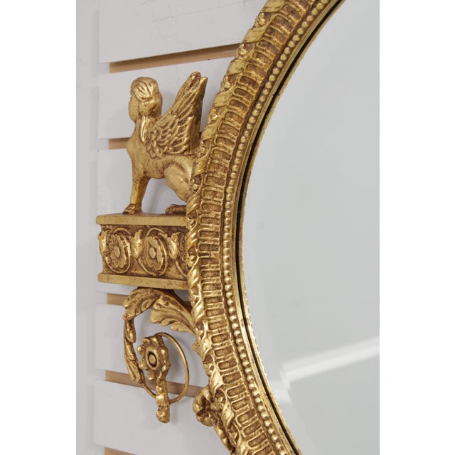 Friedman Brothers Neoclassical Sphynix Mirror For Sale - Image 14 of 18