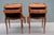 Brown 1920s Pair of French Louis XV Style Rosewood Side Tables Nightstands For Sale - Image 8 of 14