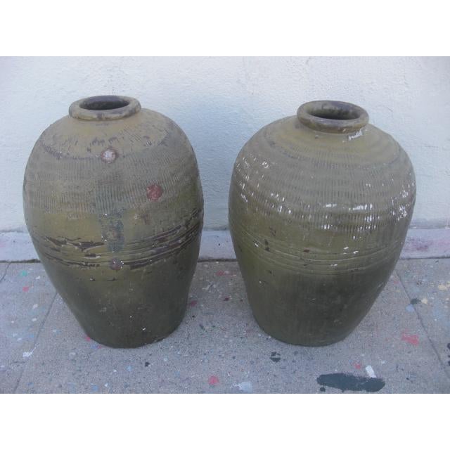 Antique Chinese Rice Wine Jugs a Pair Chairish
