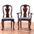 An elegant and finely crafted set of dining chairs, including two armchairs and eight side chairs. Executed in rich solid...