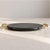 Late 20th Century Round Tray in Black Marquina Marble and Brass by La Galleria, 1990s For Sale - Image 5 of 9