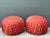 Vintage Geometric Fabric Poufs - Pair For Sale In West Palm - Image 6 of 12