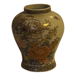18th Century Japanese Satsuma Style Ceramic Vase
