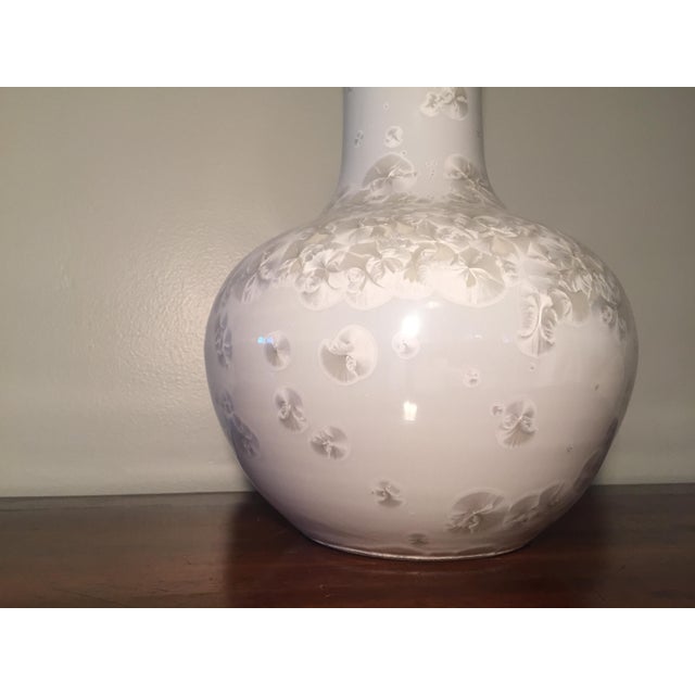 Large Mid-Century Modern Style Crystalline Reactive Glaze Vase / Art Piece For Sale In Los Angeles - Image 6 of 10