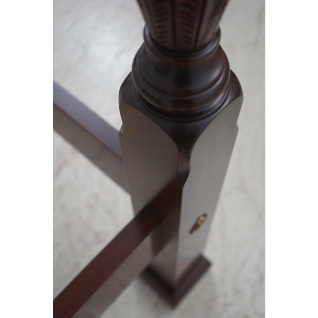 Henkel Harris Mahogany Queen Size Model 151 Poster Bed For Sale - Image 15 of 18