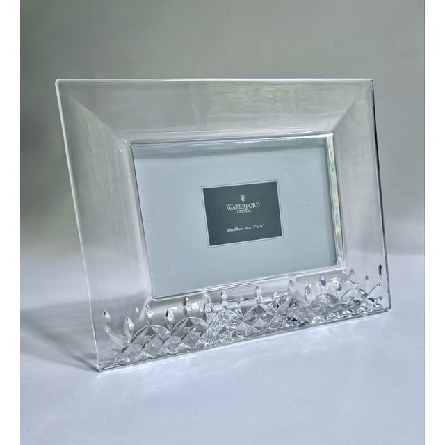 Waterford Crystal Clear Lead Crystal "Lismore Essence" (4 x 6) Horizontal Picture Frame. Featuring the brilliant Lismore...