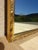 Mid-Century Modern Wood and Gilded Stucco Mirror, 1950s For Sale - Image 3 of 14