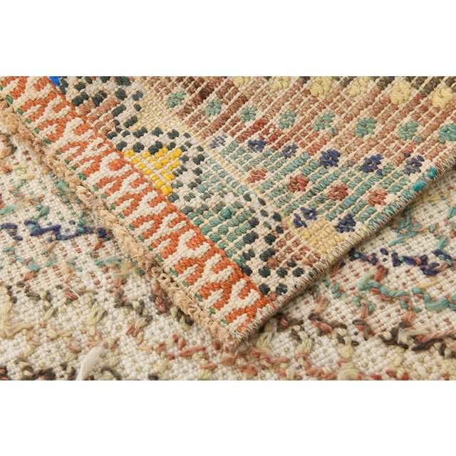 Vintage Wool Runner Kilim Rug For Sale - Image 10 of 11