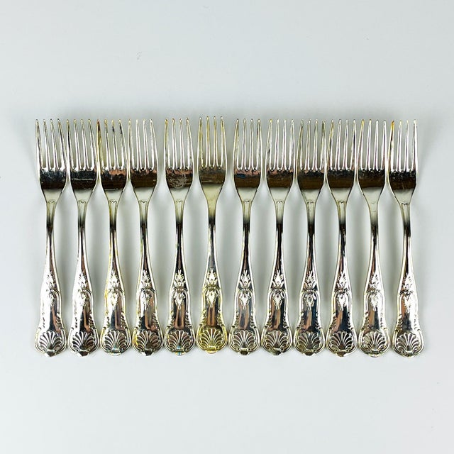 Vintage Silver Cutlery Set, Italy, 1960s, Set of 51 For Sale - Image 11 of 14