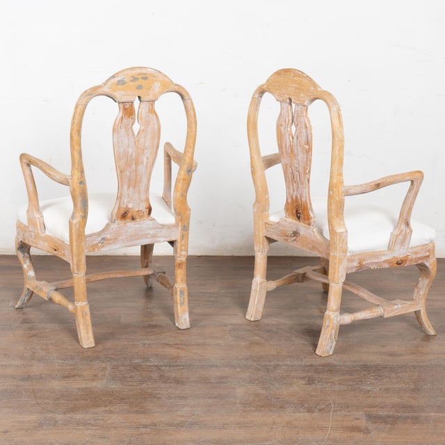 Pair, 19th Century Swedish Gustavian Armchairs For Sale - Image 12 of 12