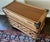 1990s 1990s Burnt Bamboo Trunk Chest Rattan, Teak Wood Jacques Adnet Style For Sale - Image 5 of 6