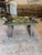 1950s Vintage Moroccan Style Tufted Green Leather Camel Saddle Footstool - Ottoman For Sale - Image 5 of 6