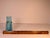 Antique Moser Blue Crystal Bud Vase: Applied Rigaree Art Glass For Sale - Image 9 of 9